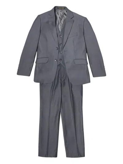 Romano Tailored Three-piece Suit In Grey