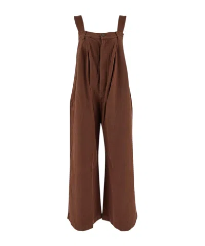 Uma Wang Jumpsuit Woman In Brown