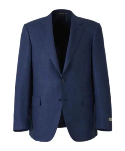 Canali Blue Jackets In Black