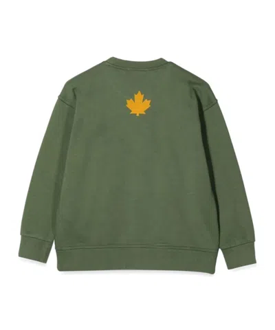 Dsquared2 Long Sleeve Sweatshirt In Green