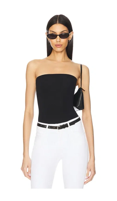 Commando Ballet Strapless Bodysuit In Black