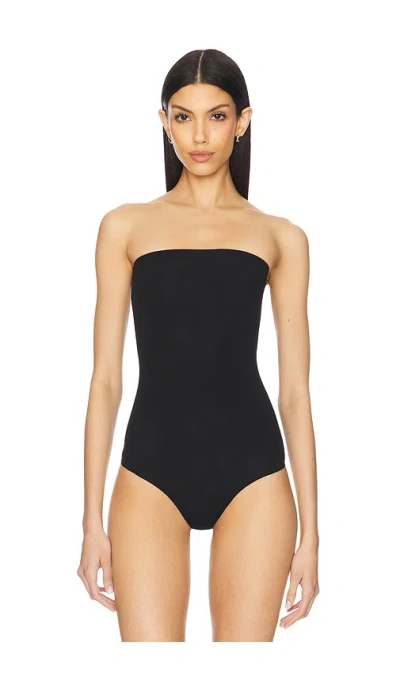 Commando Ballet Strapless Bodysuit In Black