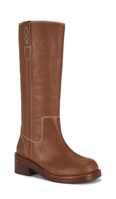 Free People Blaze Pull On Boot In Tan