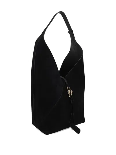 Ferragamo Women's Suede Hobo Bag In Black