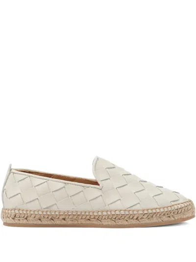 Scarosso Martina Woven Espadrilles In White