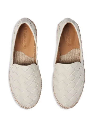 Scarosso Martina Woven Espadrilles In White