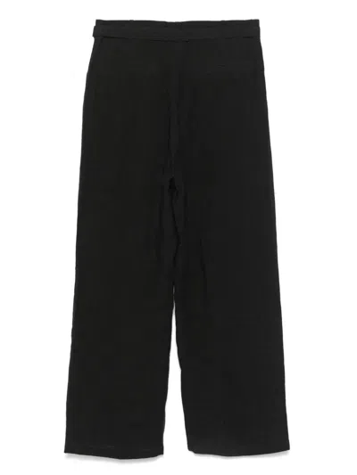 Forme D'expression Pleated Trousers In Black
