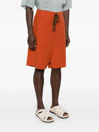 Forme D'expression Cotton Shorts In Orange