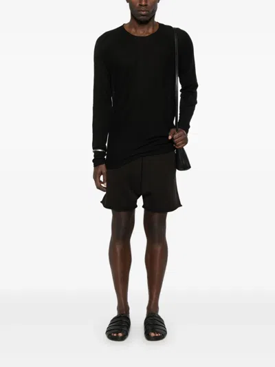 Label Under Construction Arched T-shirt In Black