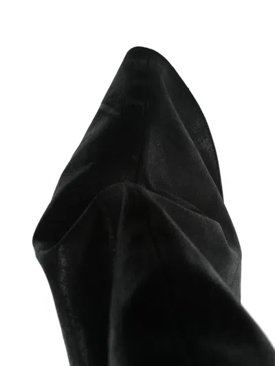 Rick Owens Drkshdw Drkshdw By Rick Owens Boot-shaped Sneakers With Shark-tooth Rubber Sole In Black