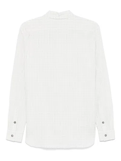 Forme D'expression Check-pattern Shirt In White