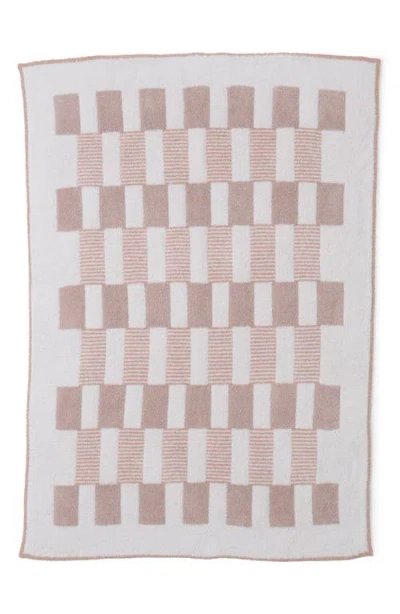 Barefoot Dreams Cozychic® Tile Check Throw Blanket In Willow Multi