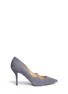 PAUL ANDREW 'Kimura' wavy topline suede pumps