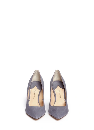 Shop Paul Andrew 'kimura' Wavy Topline Suede Pumps