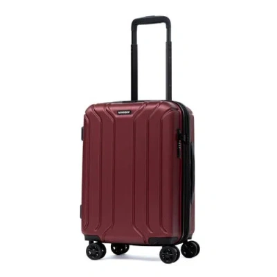 Nonstop New York 3-piece Expandable Spinner Luggage Set And 3-piece Packing Cube Set In Burgundy