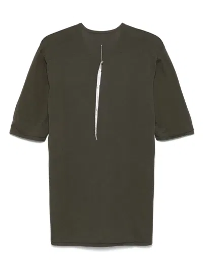 Label Under Construction Cotton T-shirt In Green