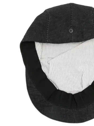 Forme D'expression Linen Cap In Black