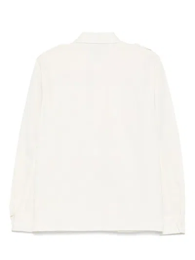 Aspesi Cargo Pants Featuring Pockets In White