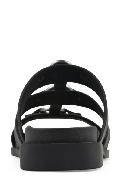 Cliffs By White Mountain Koala Slide Sandal In Black Smooth