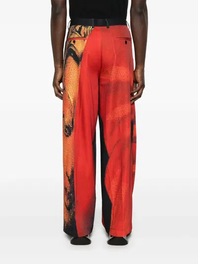 Kidsuper Spiraling Man Trousers In Black