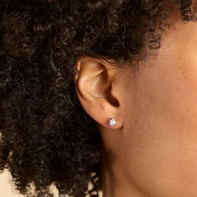 Astrid &amp; Miyu Pear Bezel Studs