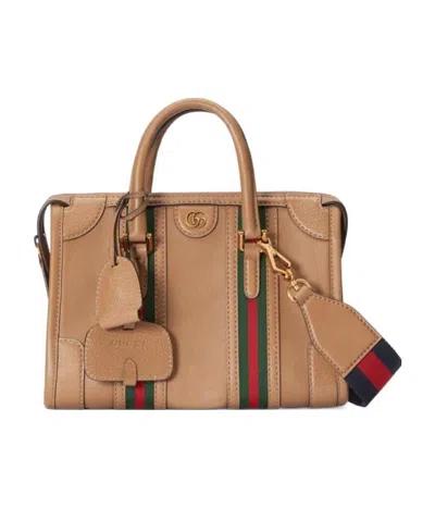 Gucci Small Double G Top-handle Bag In Pink