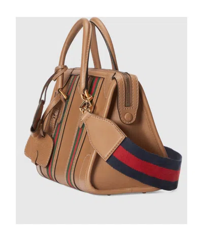 Gucci Small Double G Top-handle Bag In Pink