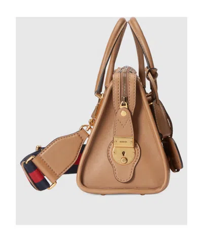 Gucci Small Double G Top-handle Bag In Pink