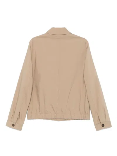 Incotex Lightweight Bomber Jacket In Neutrals