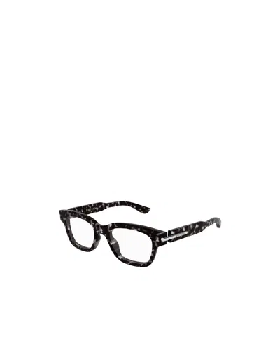 Alexander Mcqueen Eyewear Rectangular Frame Glasses In Multi