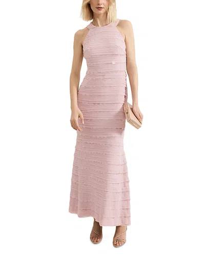Phase Eight Amitis Sequinned Dress In Antique Rose