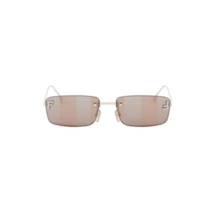 Fendi First Crystalized Logo Sunglasses In 32g