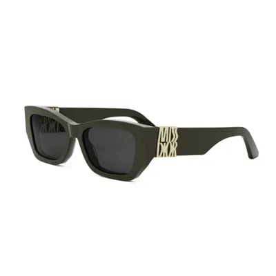 Dior Miss S1i 55mm Square Sunglasses In 98a - Green