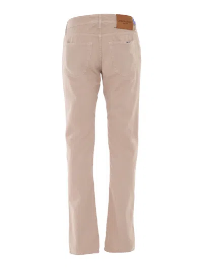 Jacob Cohen Nick Five-pocket Cotton Jeans In Neutral