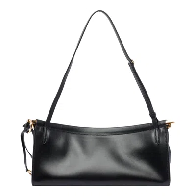 Alaïa Alaia Goatleather Shoulder Bag In Black