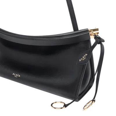 Alaïa Alaia Goatleather Shoulder Bag In Black