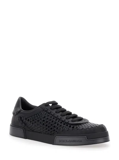 Dolce & Gabbana Dolce&gabbana Men Portofino Yacht Sneakers In Black