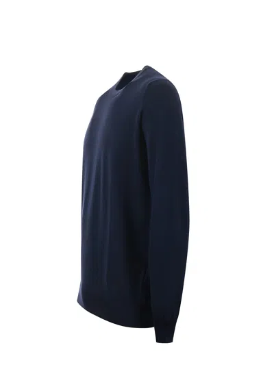 Fay Wool Sweater In Blue