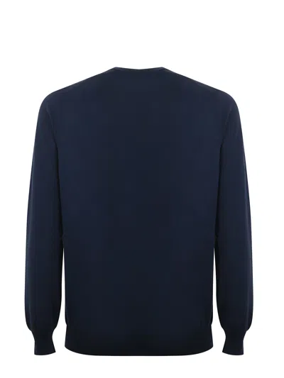 Fay Wool Sweater In Blue