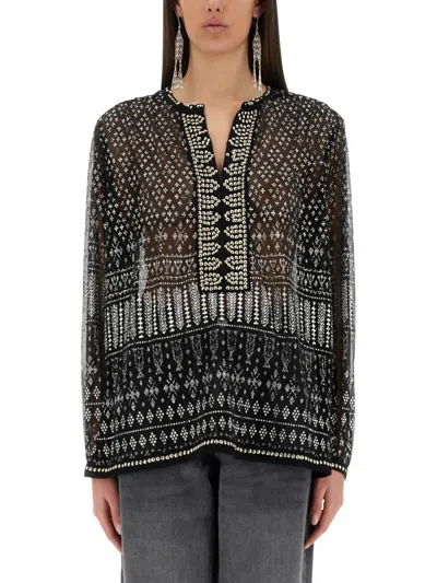 Isabel Marant Top "nickie" In Black