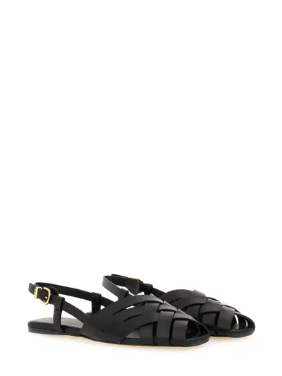Michael Kors Irene Sling Flat In Black