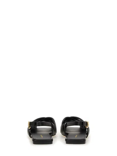 Michael Kors Irene Sling Flat In Black