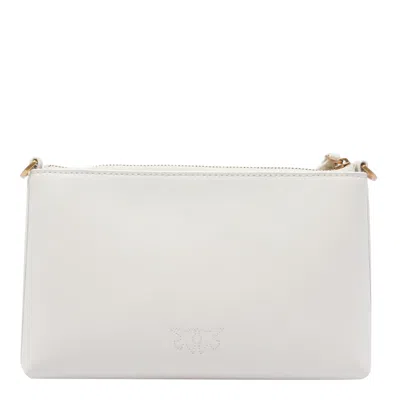 Pinko Mini Horizontal Pochette With Adjustable Shoulder Strap In Yellow