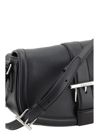 Alexander Mcqueen Mini T-bar Leather Shoulder Bag
