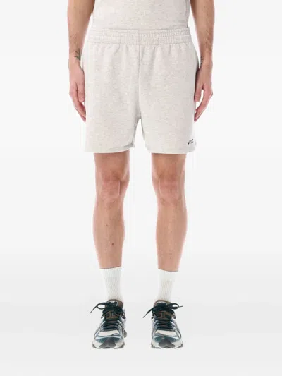Apc A.p.c. X Asics Elastic Waist Shorts In Grey