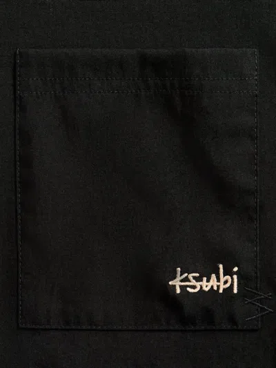 Ksubi Logo-embroidered Shirt In Black