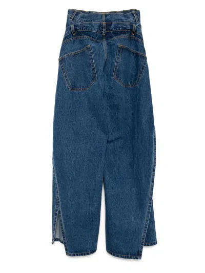 Monse Panel Detailing Jeans In Blue