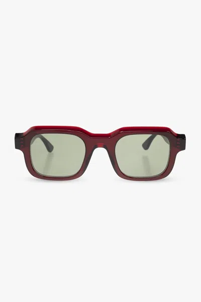Thierry Lasry Flexxxy Rectangle-frame Sunglasses In Red