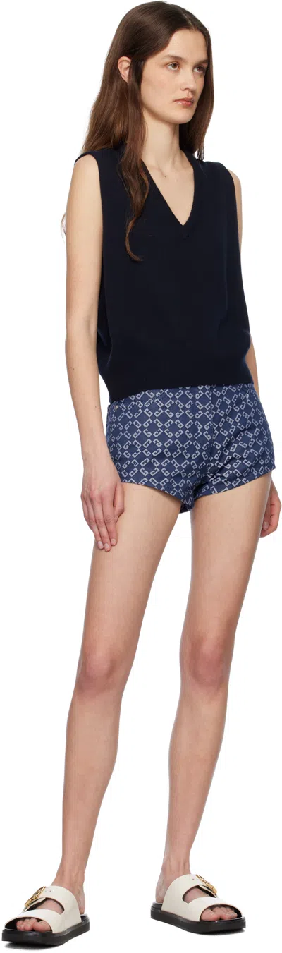 Givenchy Shorts Logo In Blue