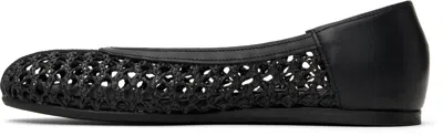 Ancient Greek Sandals Black Aeropi Ballerina Flats